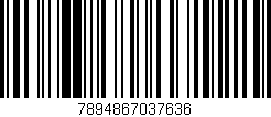 Código de barras (EAN, GTIN, SKU, ISBN): '7894867037636'