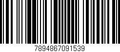 Código de barras (EAN, GTIN, SKU, ISBN): '7894867091539'