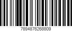 Código de barras (EAN, GTIN, SKU, ISBN): '7894876268809'