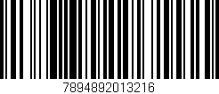 Código de barras (EAN, GTIN, SKU, ISBN): '7894892013216'