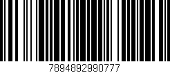 Código de barras (EAN, GTIN, SKU, ISBN): '7894892990777'