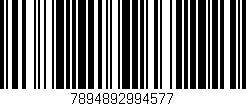 Código de barras (EAN, GTIN, SKU, ISBN): '7894892994577'