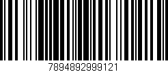 Código de barras (EAN, GTIN, SKU, ISBN): '7894892999121'
