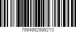 Código de barras (EAN, GTIN, SKU, ISBN): '7894892999213'