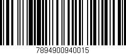 Código de barras (EAN, GTIN, SKU, ISBN): '7894900940015'