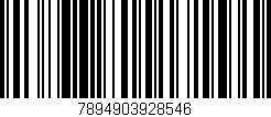 Código de barras (EAN, GTIN, SKU, ISBN): '7894903928546'