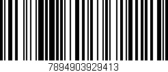 Código de barras (EAN, GTIN, SKU, ISBN): '7894903929413'