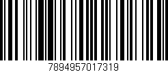 Código de barras (EAN, GTIN, SKU, ISBN): '7894957017319'