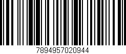 Código de barras (EAN, GTIN, SKU, ISBN): '7894957020944'