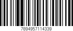 Código de barras (EAN, GTIN, SKU, ISBN): '7894957114339'
