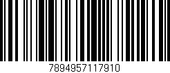 Código de barras (EAN, GTIN, SKU, ISBN): '7894957117910'