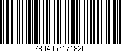 Código de barras (EAN, GTIN, SKU, ISBN): '7894957171820'