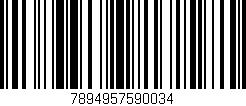 Código de barras (EAN, GTIN, SKU, ISBN): '7894957590034'