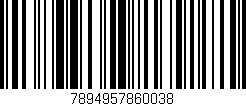 Código de barras (EAN, GTIN, SKU, ISBN): '7894957860038'