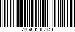 Código de barras (EAN, GTIN, SKU, ISBN): '7894992007849'