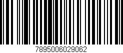 Código de barras (EAN, GTIN, SKU, ISBN): '7895006029062'