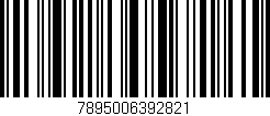 Código de barras (EAN, GTIN, SKU, ISBN): '7895006392821'