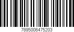 Código de barras (EAN, GTIN, SKU, ISBN): '7895006475203'