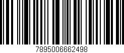 Código de barras (EAN, GTIN, SKU, ISBN): '7895006662498'