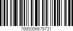 Código de barras (EAN, GTIN, SKU, ISBN): '7895006679731'