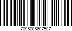 Código de barras (EAN, GTIN, SKU, ISBN): '7895006687507'