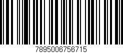 Código de barras (EAN, GTIN, SKU, ISBN): '7895006756715'