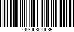 Código de barras (EAN, GTIN, SKU, ISBN): '7895006833065'
