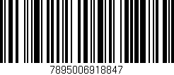 Código de barras (EAN, GTIN, SKU, ISBN): '7895006918847'