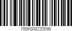 Código de barras (EAN, GTIN, SKU, ISBN): '7895009220596'