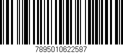Código de barras (EAN, GTIN, SKU, ISBN): '7895010622587'