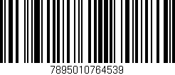 Código de barras (EAN, GTIN, SKU, ISBN): '7895010764539'