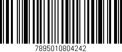 Código de barras (EAN, GTIN, SKU, ISBN): '7895010804242'