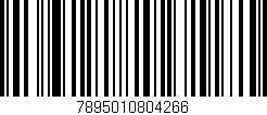 Código de barras (EAN, GTIN, SKU, ISBN): '7895010804266'