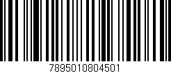Código de barras (EAN, GTIN, SKU, ISBN): '7895010804501'