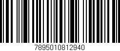 Código de barras (EAN, GTIN, SKU, ISBN): '7895010812940'