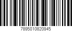 Código de barras (EAN, GTIN, SKU, ISBN): '7895010820945'