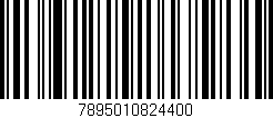 Código de barras (EAN, GTIN, SKU, ISBN): '7895010824400'