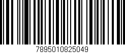 Código de barras (EAN, GTIN, SKU, ISBN): '7895010825049'
