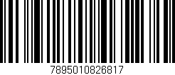 Código de barras (EAN, GTIN, SKU, ISBN): '7895010826817'