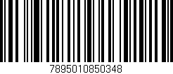 Código de barras (EAN, GTIN, SKU, ISBN): '7895010850348'
