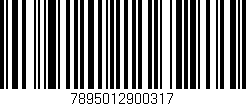 Código de barras (EAN, GTIN, SKU, ISBN): '7895012900317'