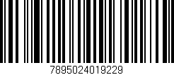 Código de barras (EAN, GTIN, SKU, ISBN): '7895024019229'