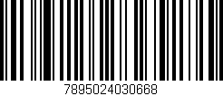Código de barras (EAN, GTIN, SKU, ISBN): '7895024030668'