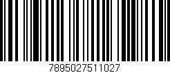 Código de barras (EAN, GTIN, SKU, ISBN): '7895027511027'