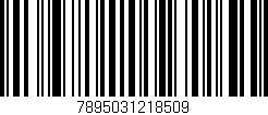 Código de barras (EAN, GTIN, SKU, ISBN): '7895031218509'