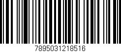 Código de barras (EAN, GTIN, SKU, ISBN): '7895031218516'