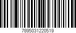 Código de barras (EAN, GTIN, SKU, ISBN): '7895031220519'