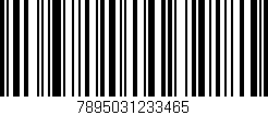 Código de barras (EAN, GTIN, SKU, ISBN): '7895031233465'
