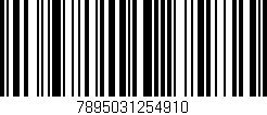 Código de barras (EAN, GTIN, SKU, ISBN): '7895031254910'