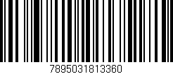 Código de barras (EAN, GTIN, SKU, ISBN): '7895031813360'